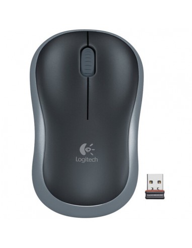 Безжична мишка Logitech M185 сива...